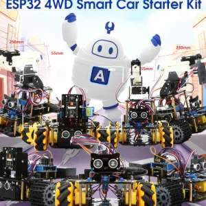 acebott esp32 5 dof robot arm kit expansion pack for qd001