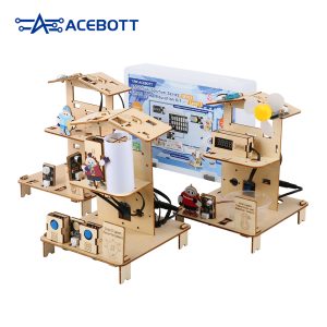 acebott easy plug smart home education kit level 1 education solution series 3 in 1 projects