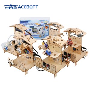 acebott easy plug smart home education kit level 2 education solution series 5 in 1 projects no map inside, need to buy separately